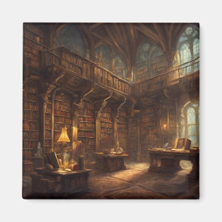 Fantasy Library Magnet