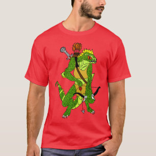 Fantasy Lizardman Warrior T-Shirt