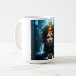 Fantasy magic art woman coffee mug