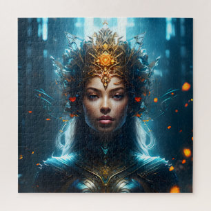 Fantasy magic art woman jigsaw puzzle