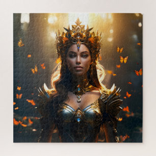 Fantasy magic art woman jigsaw puzzle