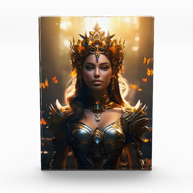 Fantasy magic art woman photo block (Front)