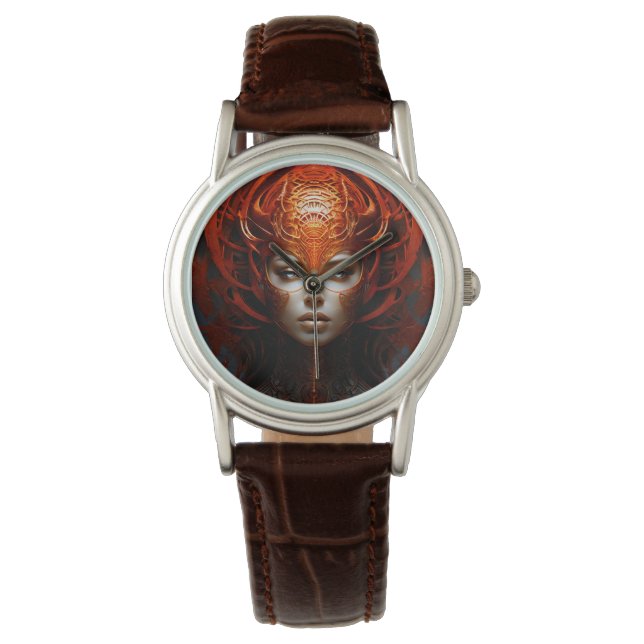 Fantasy magic art woman watch (Front)