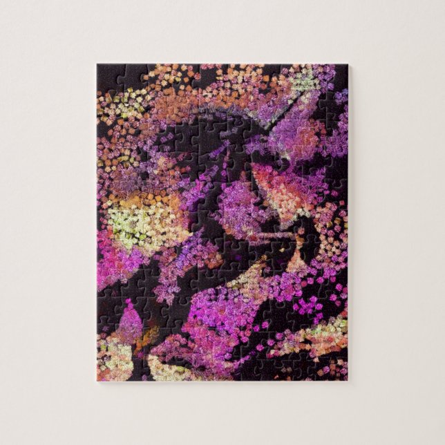 Fantasy Magic Unicorn Abstract Art Jigsaw Puzzle (Vertical)