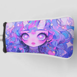 Fantasy Magical Unicorn Creature Anime Girl Golf Head Cover