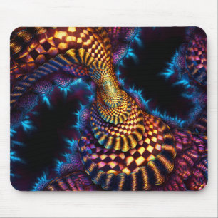 Fantasy Mandy Funnels Blue Spikes Mouse Pad