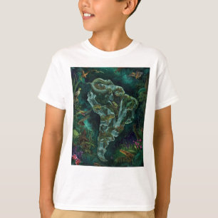Fantasy Map of South America Jungle Wildlife T-Shirt