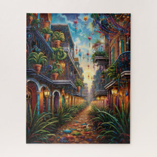 Fantasy Mardi Gras Colors  Jigsaw Puzzle