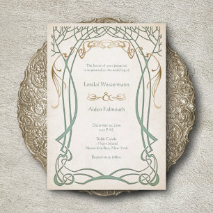 Fantasy Mediaeval Celtic Wedding Invitation