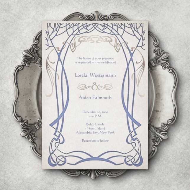 Fantasy Mediaeval Celtic Wedding Invitation (Creator Uploaded)