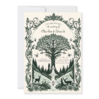 Fantasy Mediaeval engraving Art Wedding 