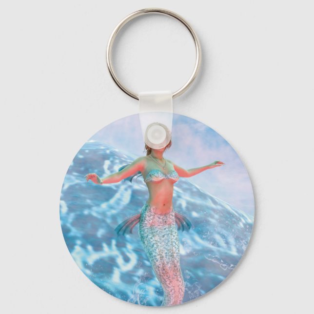 Fantasy Mermaid Key Ring (Front)