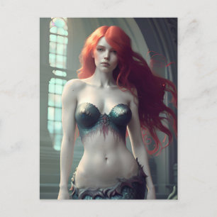 Fantasy Mermaid Postcard