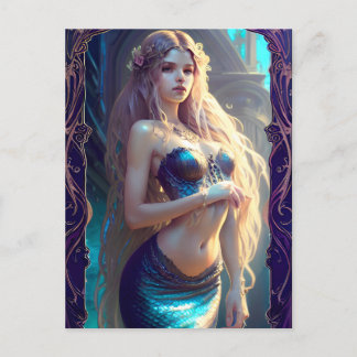 Fantasy Mermaid Postcard