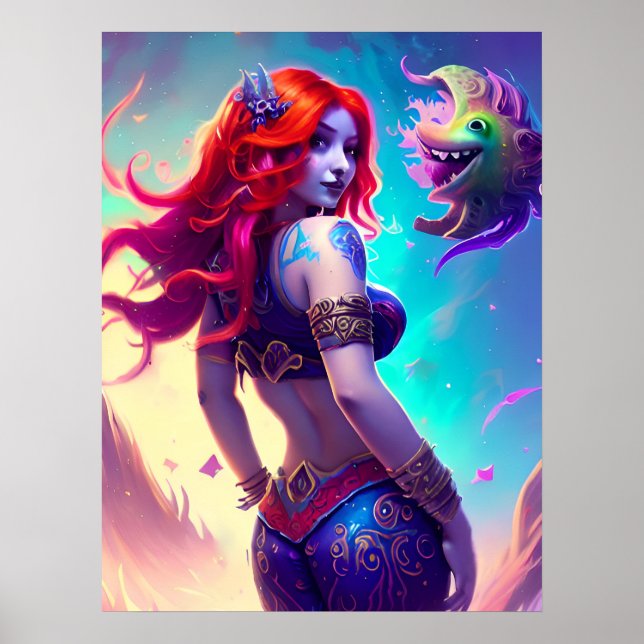 Fantasy Mermaid Poster (Front)