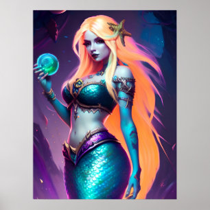 Fantasy Mermaid Poster