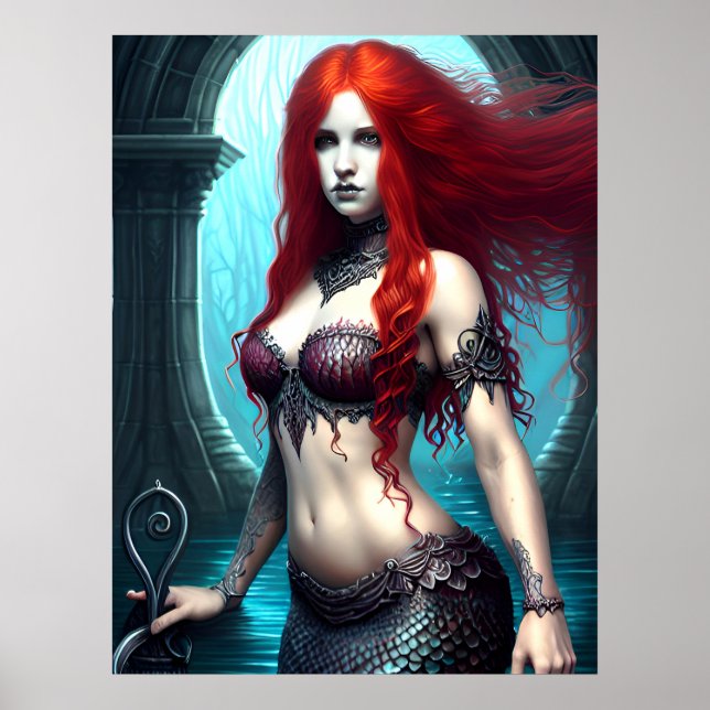 Fantasy Mermaid Poster (Front)