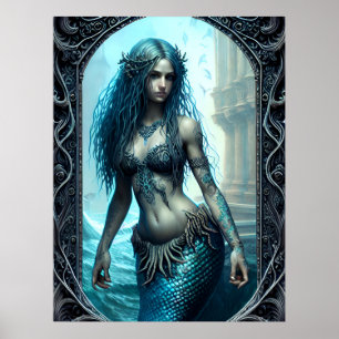 Fantasy Mermaid Poster