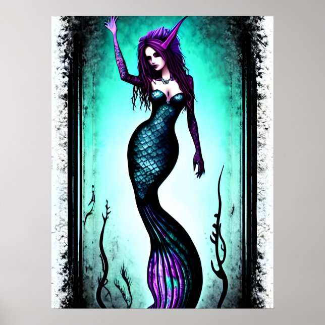 Fantasy Mermaid Poster (Front)