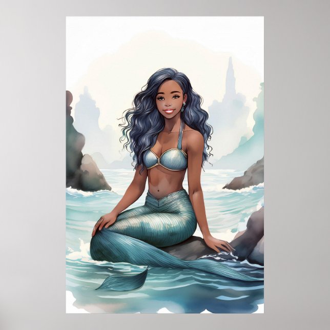 Fantasy Mermaid Poster (Front)