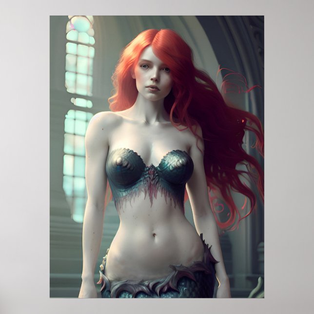 Fantasy Mermaid Poster (Front)