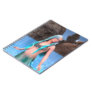 Fantasy Mermaid Spiral Notebook