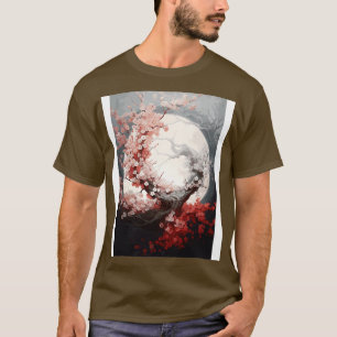 Fantasy Moonlight Japanese Vintage Art Style T-Shirt