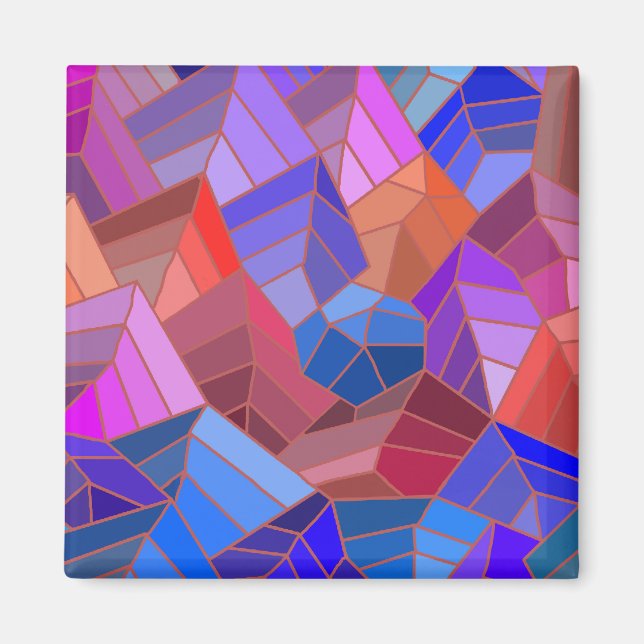 Fantasy Mountains View from the Sky Magnet (Front)