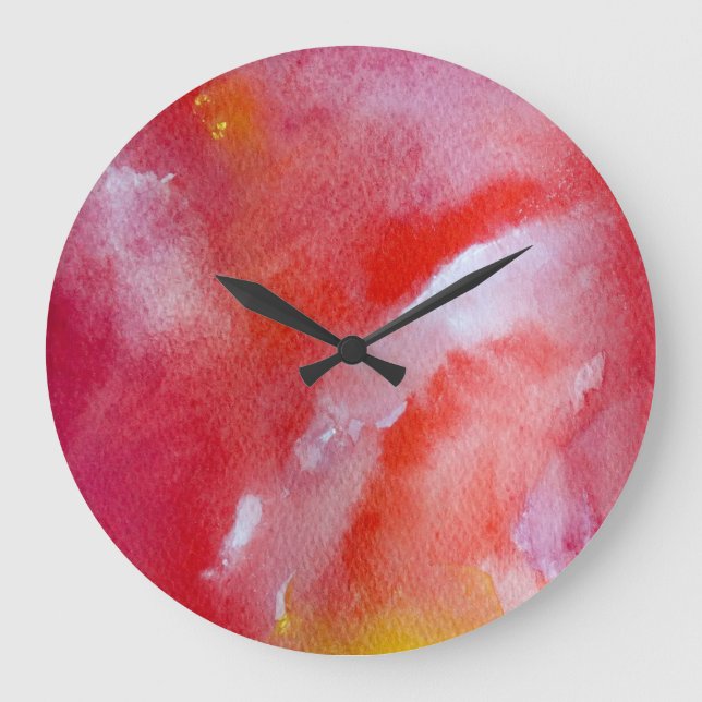 Fantasy move Round (Large) Wall Clock (Front)