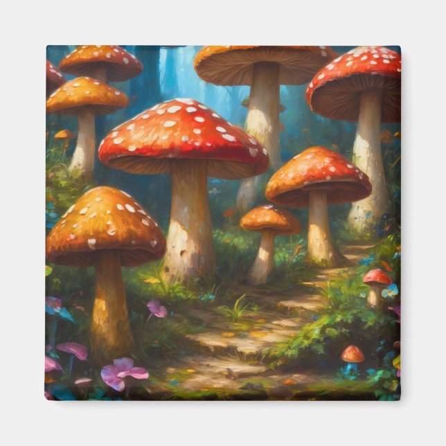 Fantasy Mushrom Magnet (Front)