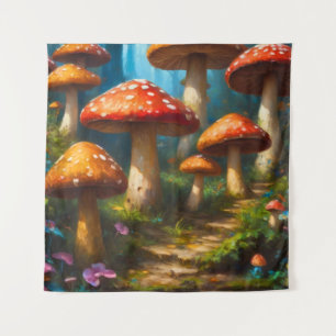 Fantasy Mushrom Tapestry