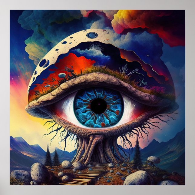 Fantasy mushroom house poster (Front)