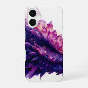 Fantasy Mystical Amethyst Crystal Dragon Beast iPhone 16 Case