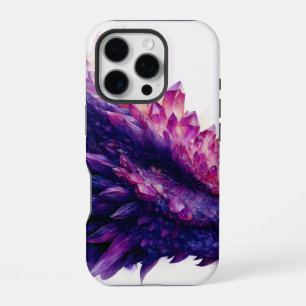 Fantasy Mystical Amethyst Crystal Dragon Beast iPhone 16 Pro Case