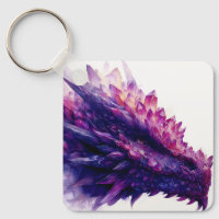 Fantasy Mystical Amethyst Crystal Dragon Beast