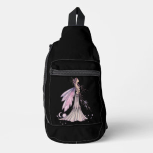 Fantasy Night Sky Fairy Moon and Stars Sling Bag