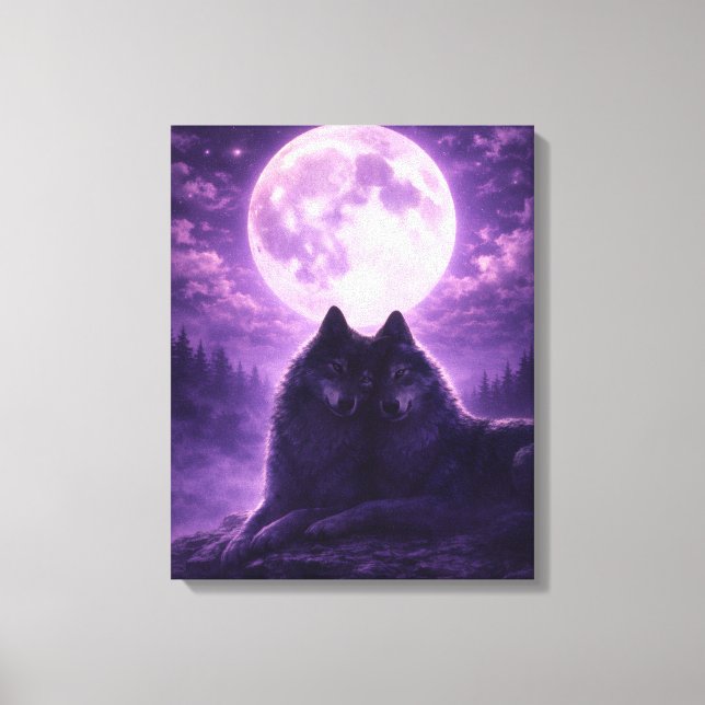 Fantasy Night Sky Wildlife 16x20 Canvas Print (Front)