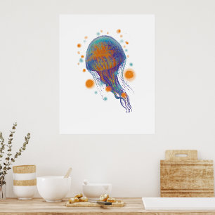 fantasy ocean animal poster