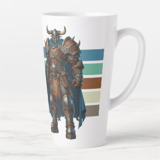 Fantasy Orc Warriors Latte Mug - Epic and Detailed