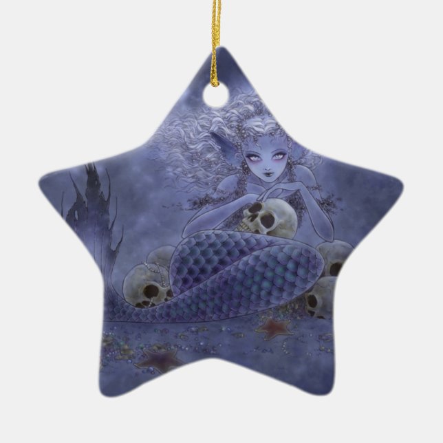 Fantasy Ornament - Dark Mermaid (Front)