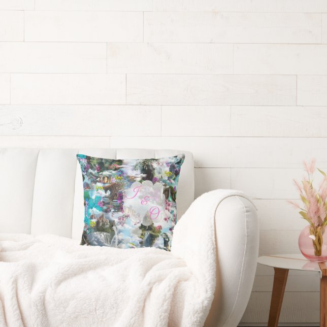 Fantasy Other worlds in the Clouds Cushion (Couch)