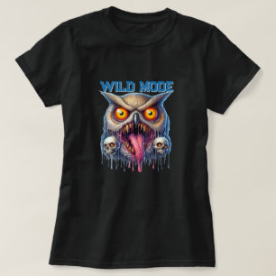 Fantasy Owl in Wild Mode T-Shirt