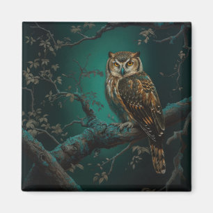 Fantasy Owl Magnet