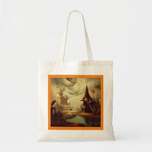 Fantasy Painting 3 - Mediaeval Landscape Tote Bag
