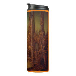 Fantasy Painting 9  - Abandoned City Thermal Tumbler