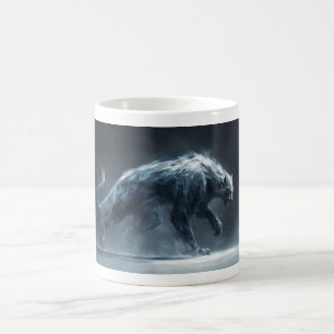 Fantasy panther monster coffee mug