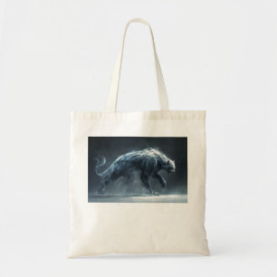 Fantasy panther monster tote bag