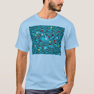 Fantasy pattern azul T-Shirt