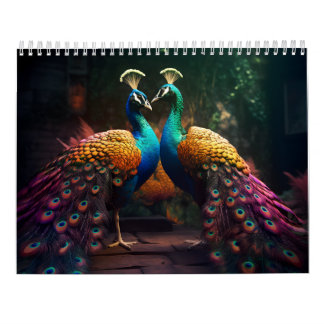 Fantasy Peacocks Calendar