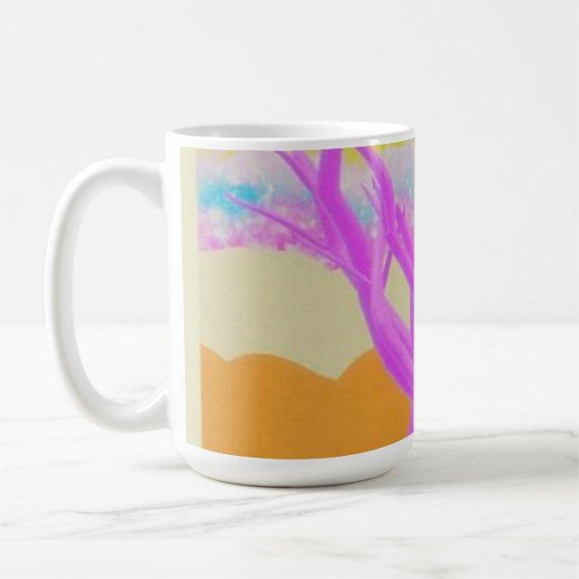 Fantasy picture parade with soft paster colours coffee mug (Left)